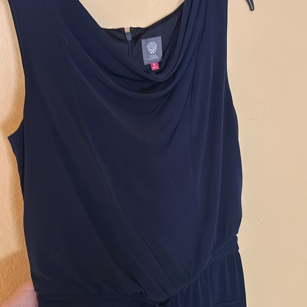 Vince Camuto Black Jumpsuit with Cowl Neck and Wide-Leg Design - Picture 5 of 5